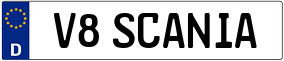 Truck License Plate
